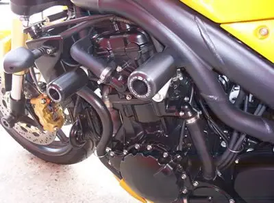 Crashpady Classic RG RACING MID ENGINE - TRIUMPH SPEED TRIPLE 97-07 BLACK Niska cena