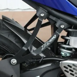 Wybór klientów Mocowanie wydechu + zaślepka podnóżka RG RACING YAMAHA YZF-R25 / YZF-R3 BLACK