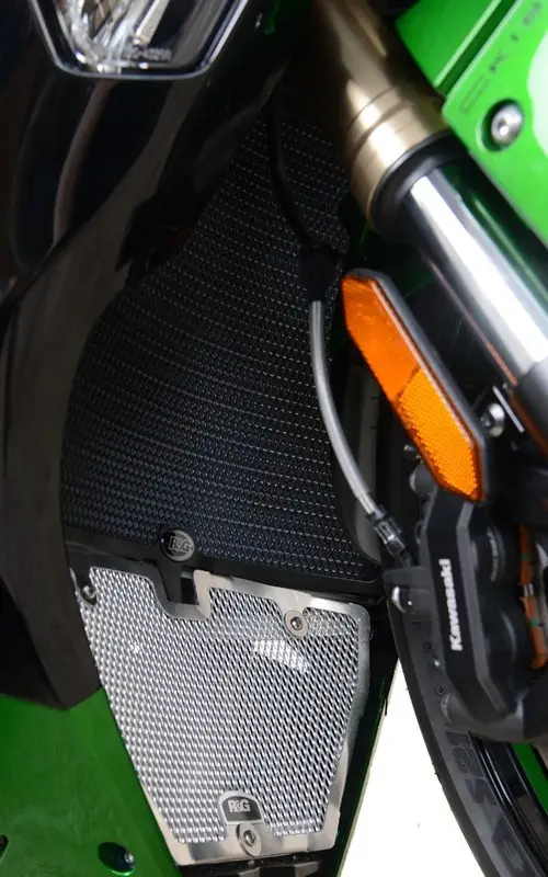 Osłona chłodnicy RG RACING KAWASAKI H2 SX BLACK Wybór klientów