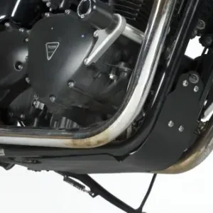 Super okazja Osłona ramy dolna RG RACING TRIUMPH THRUXTON 08- / BONNEVILLE 06- / SCRAMBLER 06- BLACK