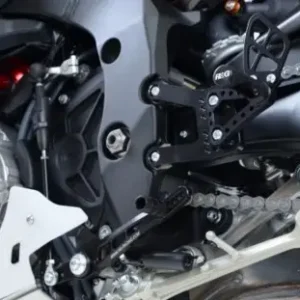 Podnóżki regulowane RG RACING YAMAHA YZF-R1 / R1M 15- ZESTAW BLACK Oferta limitowana