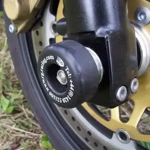 Szybka wysyłka Slidery przedniego zawieszenia RG RACING ZRX1100/1200 BLACK