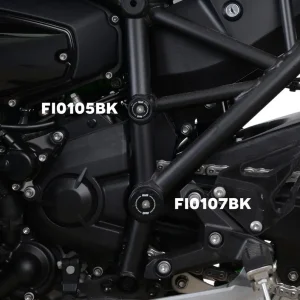 Zaślepka ramy RG RACING KAWASAKI H2/H2R/H2 SX LEWA STRONA DÓŁ BLACK Kup online