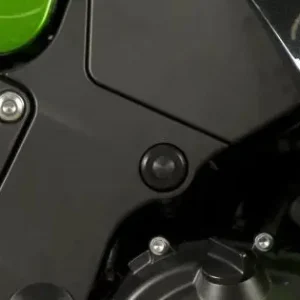 Zaślepka ramy RG RACING KAWASAKI ZZR1400 12 PRZÓD/GÓRNA LEWA + PRAWA BLACK Łatwy zwrot