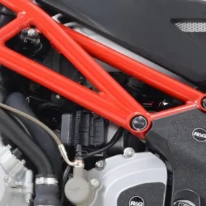 Zaślepka ramy RG RACING MV AGUSTA BRUTALE 1090 13- / 1090R / 1090RR LHS MID FRAME BOSS BLACK Do wyczerpania zapasów