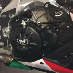 Zestaw osłon silnika RG RACING APRILIA RSV4 09-14 V4 TUONO 11-17 (2 części) BLACK RACE Wyprzedaż