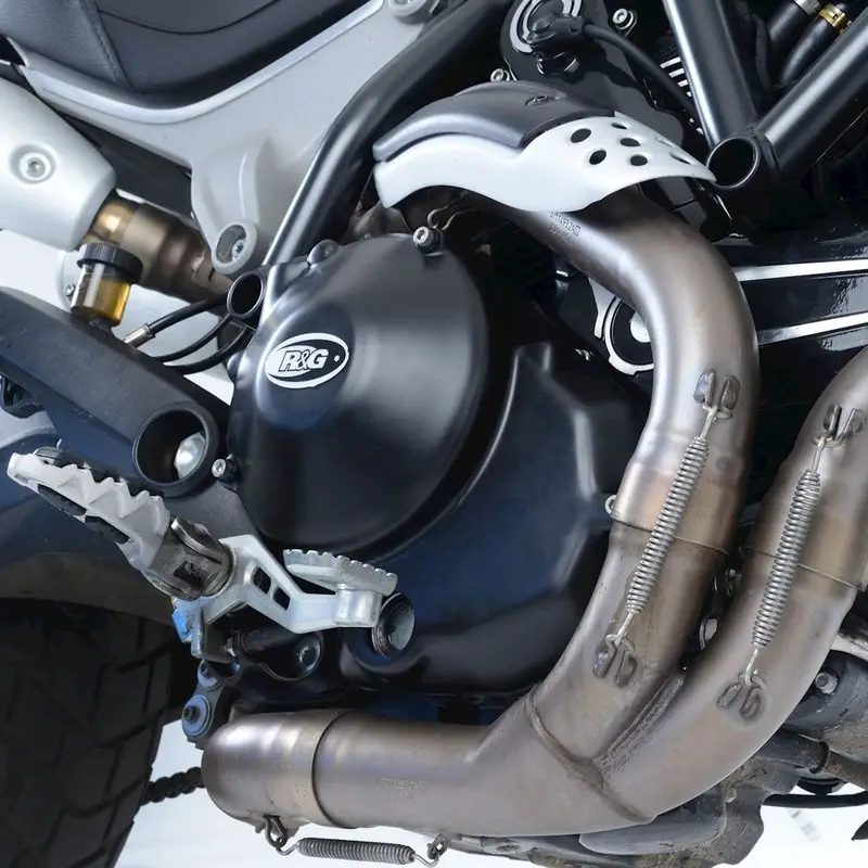 Zestaw osłon silnika RG RACING DUCATI SCRAMBLER 1100 18- (2 części) DO SPRZĘGŁA HYDRAULICZNEGO BLACK Do wyczerpania zapasów