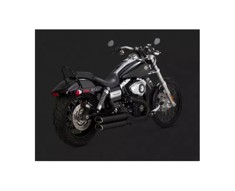 Dyna 2008-2014 EC TWIN SLASH SLIP-ONS BLACK ID: 46776 Bestseller