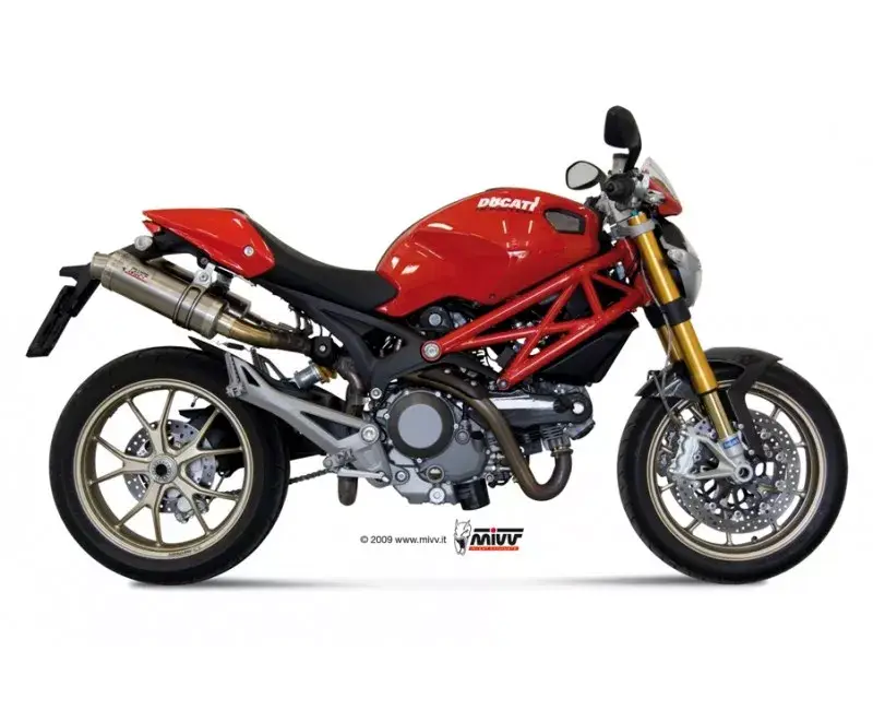 Premium Układ wydechowy MIVV Monster 696 / 796 08/13 GP Titanium