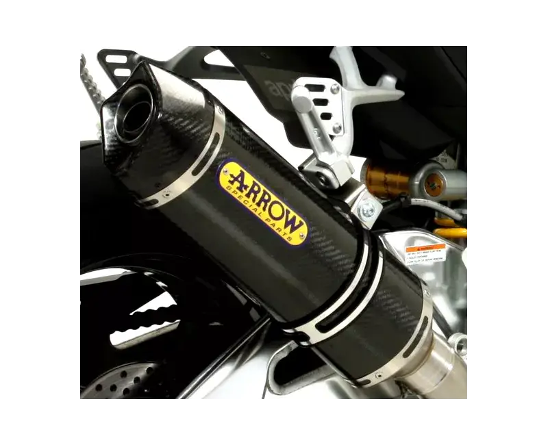 Ostatnie sztuki Układ Wydechowy ARROW Kawasaki Z 800 13/15 Race-Tech Karbonowy Końcówka Karbonowa