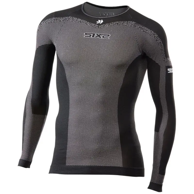 Koszulka SIXS TS2L BT BREEZETOUCH SUMMER /czarny-carbon/ Szybka dostawa