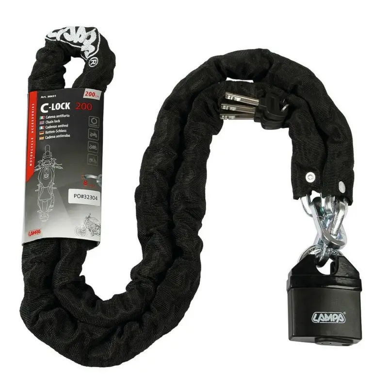 Nowy LAMPA C-Lock 200, łańcuch ze stali hartowanej - 200 cm