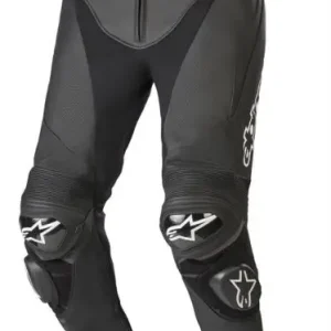 Spodnie skórzane motocyklowe ALPINESTARS TRACK czarne Dodaj do koszyka