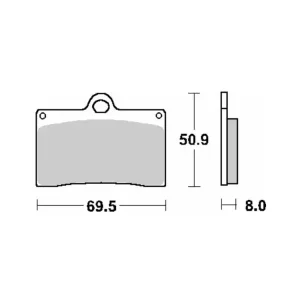 KLOCKI HAMULCOWE SBS 566 HS Bestseller