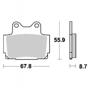 KLOCKI HAMULCOWE SBS 570 LS Darmowy zwrot