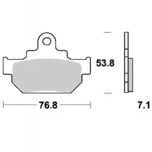 Ekspresowa dostawa KLOCKI HAMULCOWE SBS 581 HF