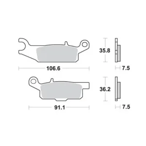 Oferta KLOCKI HAMULCOWE SBS 849 SI