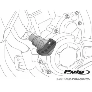 Bestseller Crash pady PUIG do Honda Hornet CB600F 07-16 / CBF600N/S 08-14