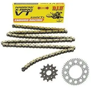 SUZUKI RM-Z 450 [06-07] zestaw napędowy DID520 VT2 ENDURO RACING X-RING (łańcuch X-ring wąski, superwzmoniony) zębatki SUNSTAR Nowy