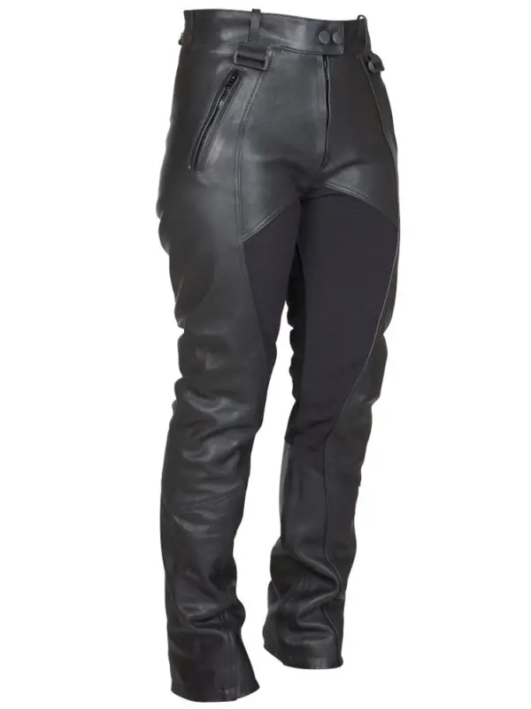 Oferta czasowa Spodnie motocyklowe damskie skórzane Racer Beasty