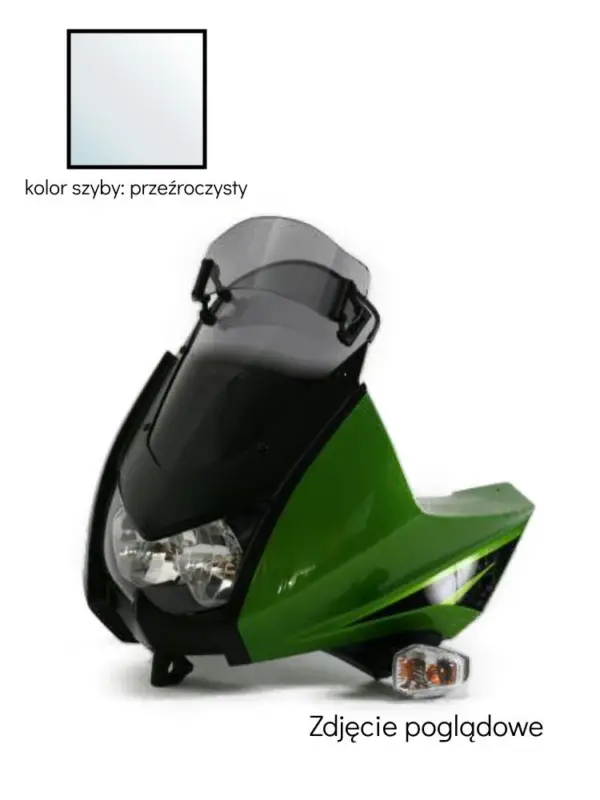 Ograniczona ilość Szyba motocyklowa MRA Variotouringscreen "VT" Kawasaki KLR 650 (08-) przeźroczysta