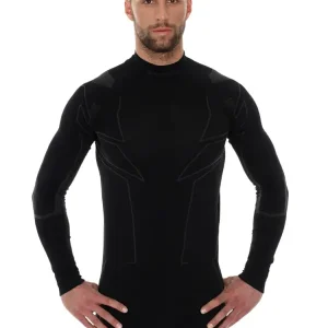 Bluza Brubeck Motorcycle Cooler z długim rękawem czarna Ekspresowa dostawa