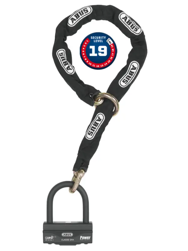 Oferta limitowana Łańcuch z zamkiem Abus Granit 58 12KS Black Loop