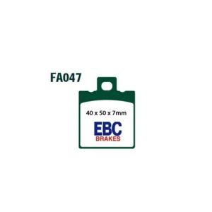Klocki hamulcowe EBC FA047R 40 x 50 x 7mm NA TYŁ Szybka wysyłka