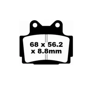 Klocki hamulcowe EBC FA104V 68 x 56.2 x 8.8mm NA TYŁ Tylko dziś