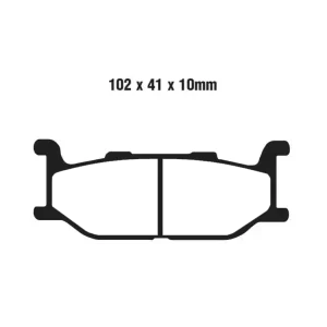 Klocki hamulcowe EBC SFA179 102 x 41 x 10mm NA PRZÓD do skuterów. Dodaj do koszyka