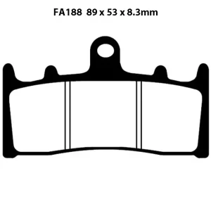 Klocki hamulcowe EBC FA188HH 89 x 53 x 8.3mm NA PRZÓD Oferta