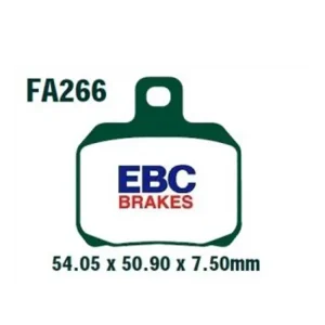 Ostatnia szansa Klocki hamulcowe EBC FA266 54.05 x 50.90 x 7.5mm na tył.