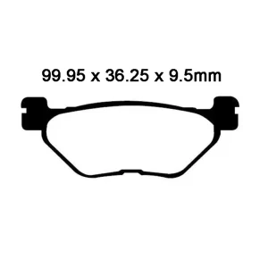 Oferta Klocki hamulcowe EBC FA319/2HH 99.95x 36.25 x 9.5mm na tył.
