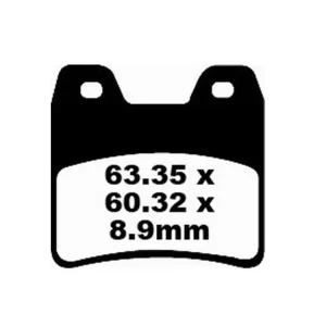 Klocki hamulcowe EBC FA348 63.35 x 60.32 x 8.9mm NA TYŁ Zamów dziś
