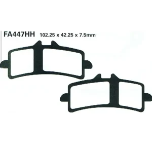 Klocki hamulcowe EBC FA447HH 102.25 x 42.25 x 7.5mm NA PRZÓD Wyprzedaż