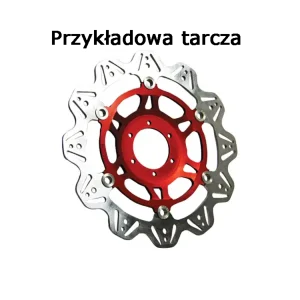 Nowość Tarcza Hamulcowa EBC VR626RED VEE ROTOR czerwona na przód. Średnica 300mm.