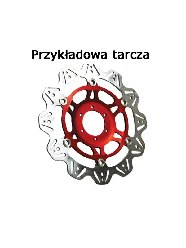 Wybór klientów Tarcza Hamulcowa EBC VR629RED VEE ROTOR czerwona na przód. Średnica 320mm.