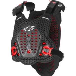 Do wyczerpania zapasów Ochraniacz klatki piersiowej i pleców Alpinestars A-5 Plasma czarno-czerwono-biały