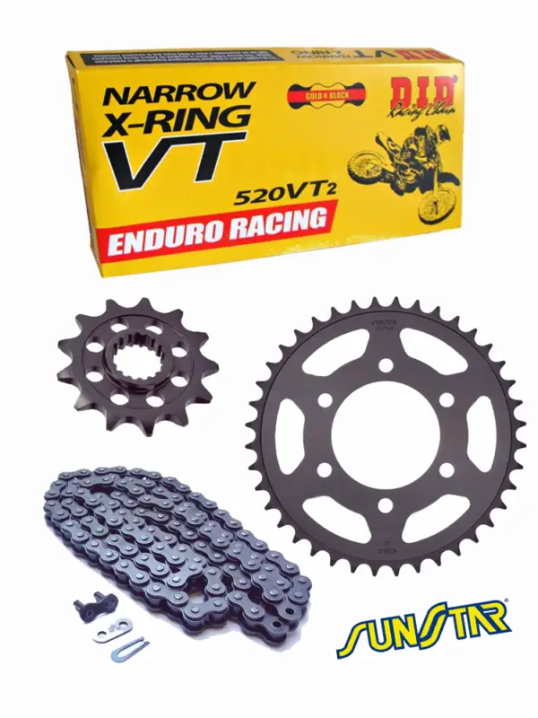 Okazja Aprilia RXV 450 DID520 VT2 G&B PRO-STREET X-ringSUPER WZMOCNIONY
