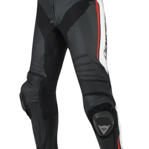 Spodnie motocyklowe skórzane Dainese MISANO czarno-białe Oferta