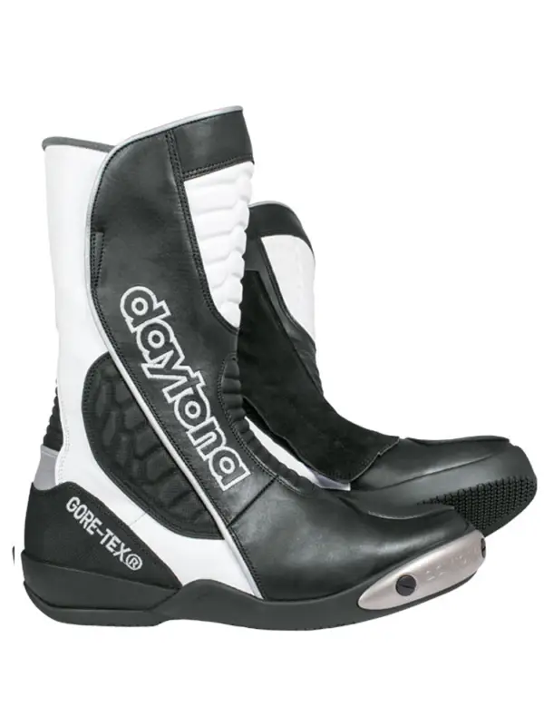 Buty motocyklowe Daytona Strive GTX czarno-białe Kup teraz