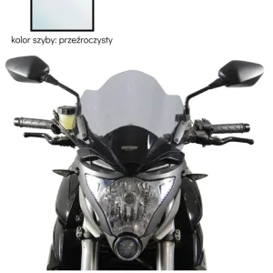 Wybór klientów Szyba motocyklowa MRA Touring "NTN" Honda CB 1000 R (09-17) przeźroczysta