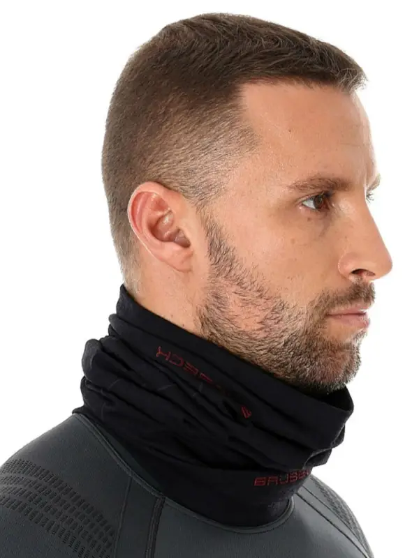 Komin unisex Brubeck Merino czarny Hit sprzedaży