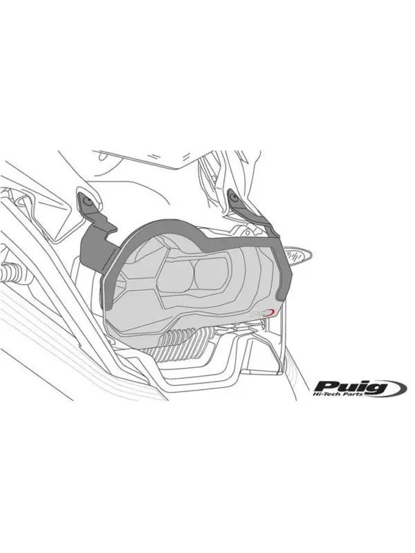 Osłona lampy PUIG do Yamaha MT-07 Tracer (16-19) Popularny