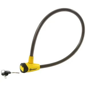 Najlepsza cena Stalowa linka AUVRAY CABLE D12 z zamkiem [długość: 65 cm, średnica 12mm]