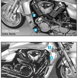 Bestseller Gmol silnika Hepco&Becker do Suzuki M 1800 (VZ) R Intruder