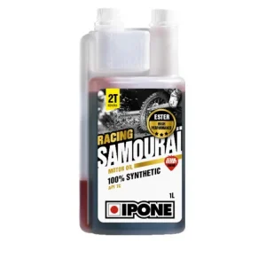 Olej do mieszanki IPONE Samourai Racing 2T 100% syntetyk [pojemność: 1 litr] Oferta limitowana