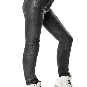 Ostatnia szansa Jeansy motocyklowe damskie City Nomad Karen Wax czarne