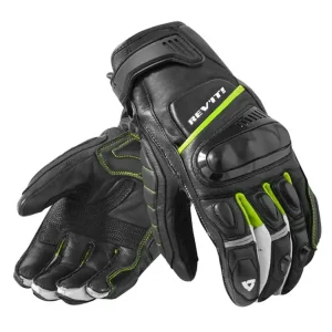 Najlepsza cena Rękawice motocyklowe skórzane REV'IT!Chicane czarno-zielone