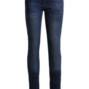 Spodnie motocyklowe jeansowe damskie John Doe High Waist Betty niebieskie Nowość